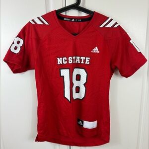 NCAA NC State Red Football Jersey